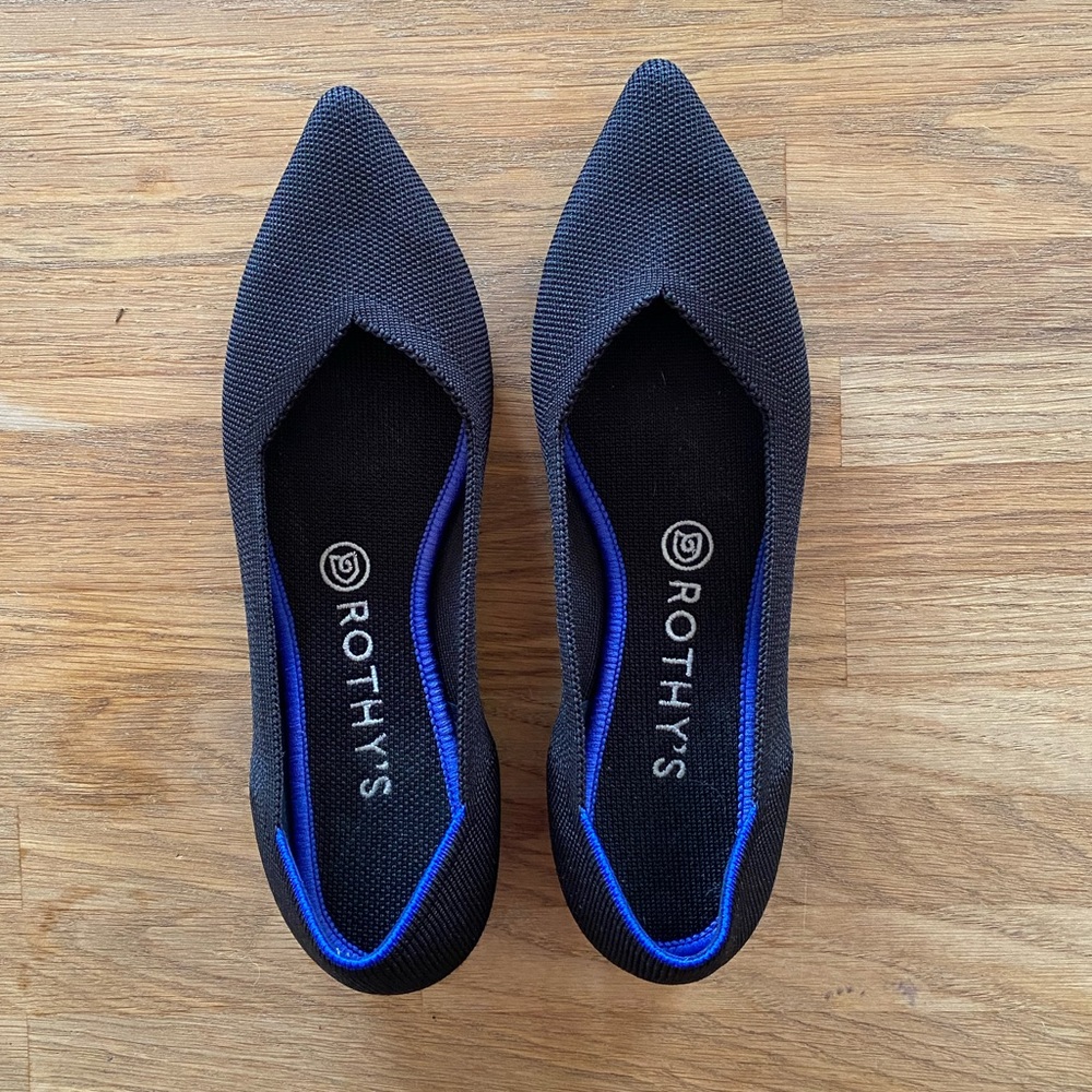Rothy’s The Point Flats Black